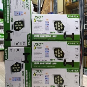 Solar monitoring lamp