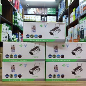 Solar bullet wifi camera