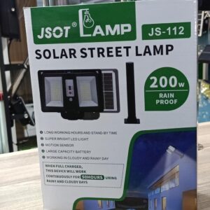 CcLamp 200W Automatic Solar Powered STREET LAMP